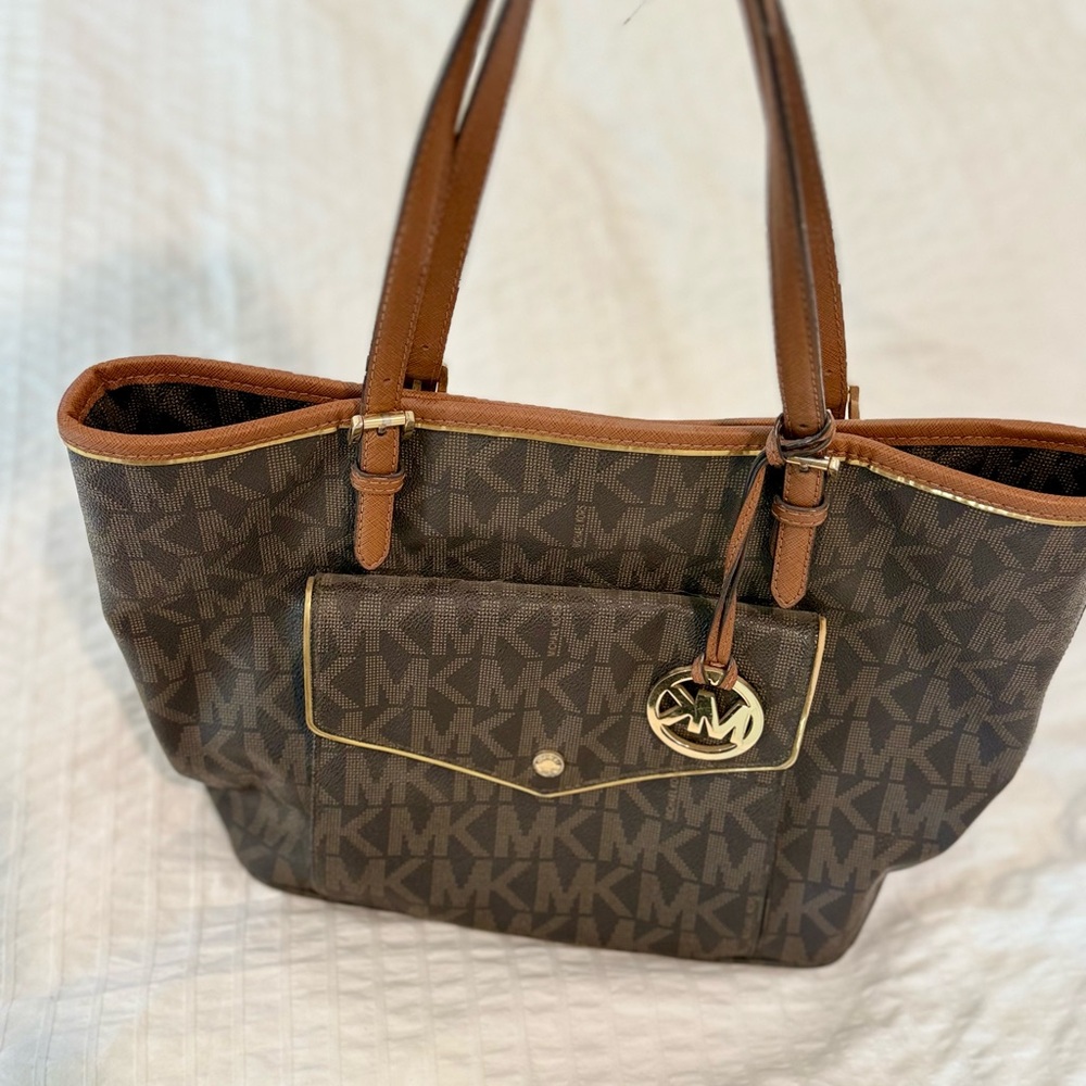 Michael Kors Signature Brown Tote